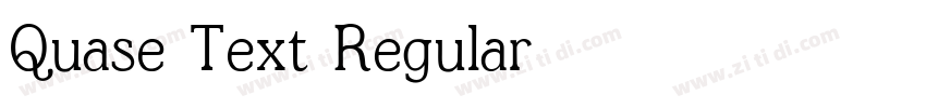 Quase Text Regular字体转换 Quase Text Regular字体转换